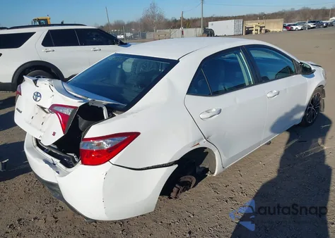 2014 Toyota Corolla S Plus z USA, uszkodzony, nr VIN 2T1BURHE1EC024225